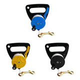 Maxbell Maxbell Multi Purpose Dive Reel Clip Kayak Anchor for SMB Wreck Scuba Diving 289FT Blue