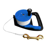 Maxbell Maxbell Multi Purpose Dive Reel Clip Kayak Anchor for SMB Wreck Scuba Diving 289FT Blue