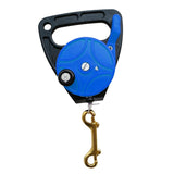 Maxbell Maxbell Multi Purpose Dive Reel Clip Kayak Anchor for SMB Wreck Scuba Diving 289FT Blue