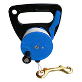 Maxbell Maxbell Multi Purpose Dive Reel Clip Kayak Anchor for SMB Wreck Scuba Diving 289FT Blue