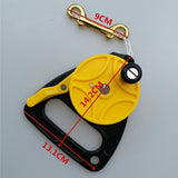 Maxbell Multi Purpose Dive Reel Clip Kayak Anchor for SMB Wreck Scuba Diving 150FT Yellow - Aladdin Shoppers