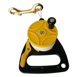 Maxbell Multi Purpose Dive Reel Clip Kayak Anchor for SMB Wreck Scuba Diving 150FT Yellow - Aladdin Shoppers