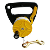 Maxbell Multi Purpose Dive Reel Clip Kayak Anchor for SMB Wreck Scuba Diving 150FT Yellow - Aladdin Shoppers