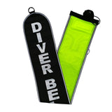 Maxbell High Visibility Scuba Diving Dive SMB Surface Marker Buoy Tube Black and Fluorescence Green - Aladdin Shoppers