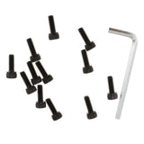 Maxbell 12Pcs Billiard Snooker Tables Cue Inner Hexagon Screws With Hex Key Wrench - Aladdin Shoppers