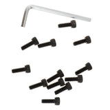 Maxbell 12Pcs Billiard Snooker Tables Cue Inner Hexagon Screws With Hex Key Wrench - Aladdin Shoppers