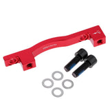 Maxbell Maxbell Bike Disc Brake Mount Adaptor for 203mm Front Caliper PM-PM-F/R203 Red