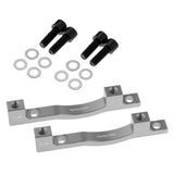 Maxbell Maxbell 2 Pieces 203mm MTB Bicycle Front & Rear Disc Brake Mount Adaptor Titanium