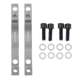 Maxbell Maxbell 2 Pieces 203mm MTB Bicycle Front & Rear Disc Brake Mount Adaptor Titanium