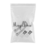 Maxbell Maxbell 2 Pieces 203mm MTB Bicycle Front & Rear Disc Brake Mount Adaptor Titanium