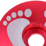 Maxbell Aluminum Alloy Bicycle Threadless Stem Headset Top Cap Cover Red Foot - Aladdin Shoppers