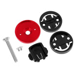 Maxbell Maxbell Bike Stem Headset Top Cap Stopwatch Mount for Garmin Cateye Bryton Red