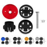 Maxbell Maxbell Bike Stem Headset Top Cap Stopwatch Mount for Garmin Cateye Bryton Red