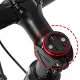 Maxbell Maxbell Bike Stem Headset Top Cap Stopwatch Mount for Garmin Cateye Bryton Red