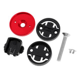 Maxbell Maxbell Bike Stem Headset Top Cap Stopwatch Mount for Garmin Cateye Bryton Red