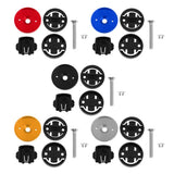 Maxbell Maxbell Bike Stem Headset Top Cap Stopwatch Mount for Garmin Cateye Bryton Red