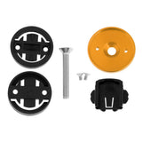 Maxbell Maxbell Bike Stem Headset Top Cap Stopwatch Mount for Garmin Cateye Bryton Gold
