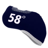 Maxbell Golf Club Iron Putter Headcover Head Cover Protector 58 Degree Navy Blue - Aladdin Shoppers