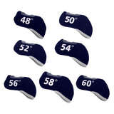 Maxbell Golf Club Iron Putter Headcover Head Cover Protector 58 Degree Navy Blue - Aladdin Shoppers