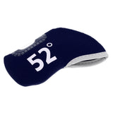 Maxbell Golf Club Iron Putter Headcover Head Cover Protector 52 Degree Navy Blue - Aladdin Shoppers