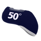 Maxbell Golf Club Iron Putter Headcover Head Cover Protector 50 Degree Navy Blue - Aladdin Shoppers