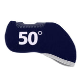 Maxbell Golf Club Iron Putter Headcover Head Cover Protector 50 Degree Navy Blue - Aladdin Shoppers