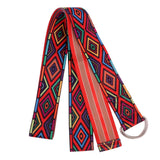 Maxbell Maxbell 185cm Sport Yoga Stretch Strap D-Ring Belt Gym Waist Leg Fitness Red