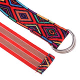 Maxbell Maxbell 185cm Sport Yoga Stretch Strap D-Ring Belt Gym Waist Leg Fitness Red