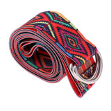 Maxbell Maxbell 185cm Sport Yoga Stretch Strap D-Ring Belt Gym Waist Leg Fitness Red