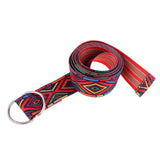 Maxbell Maxbell 185cm Sport Yoga Stretch Strap D-Ring Belt Gym Waist Leg Fitness Red