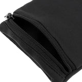 Maxbell Solid Black Men & Women Wristband Sweatband Wallet Zipper Pocket Bag for Athletic Sports, Tennis, Basketball, Running, Cycling, Gym, Working Out - Aladdin Shoppers