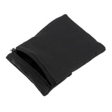 Maxbell Solid Black Men & Women Wristband Sweatband Wallet Zipper Pocket Bag for Athletic Sports, Tennis, Basketball, Running, Cycling, Gym, Working Out - Aladdin Shoppers