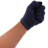 Maxbell Anti-slip MTB Cycling Gloves Touch Screen Sport Long Finger Protection Blue