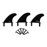 Maxbell 3Pcs Plastic Soft Top Surf Fin & 6 Fins Screws For Surfboard Softboard And SUP Stand Up Paddle Board - Aladdin Shoppers
