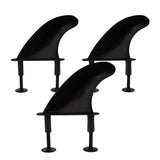 Maxbell 3Pcs Plastic Soft Top Surf Fin & 6 Fins Screws For Surfboard Softboard And SUP Stand Up Paddle Board - Aladdin Shoppers