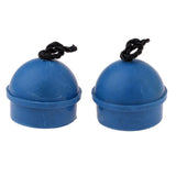 Maxbell Maxbell 2Pcs Premium Rubber Pool Table Billiard Cue Chalk Holders With String Table Accessories