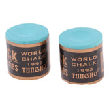 Maxbell 2 Pieces Pool Snooker Billiard Cue Tip Table Chalk Supplies Club Accessories - Aladdin Shoppers