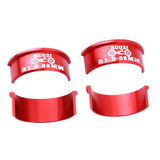 Maxbell Maxbell 4 Pieces Bicycle Handlebar Shim 31.8mm to 35mm Stem for MTB Road Bike Red