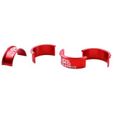 Maxbell Maxbell 4 Pieces Bicycle Handlebar Shim 31.8mm to 35mm Stem for MTB Road Bike Red