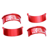 Maxbell Maxbell 4 Pieces Bicycle Handlebar Shim 31.8mm to 35mm Stem for MTB Road Bike Red