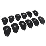 Maxbell Maxbell 12pcs Synthetic Leather Golf Iron Head Covers PU Headcover Iron Protect Set, With Sealing Tape