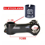 Maxbell 2pcs Bicycle Bike Stem Fork Shim Fork Steerer Tube Adapter 31.8mm to 28.6mm