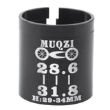 Maxbell 2pcs Bicycle Bike Stem Fork Shim Fork Steerer Tube Adapter 31.8mm to 28.6mm