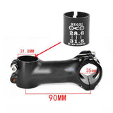 Maxbell 2pcs Bicycle Bike Stem Fork Shim Fork Steerer Tube Adapter 31.8mm to 28.6mm