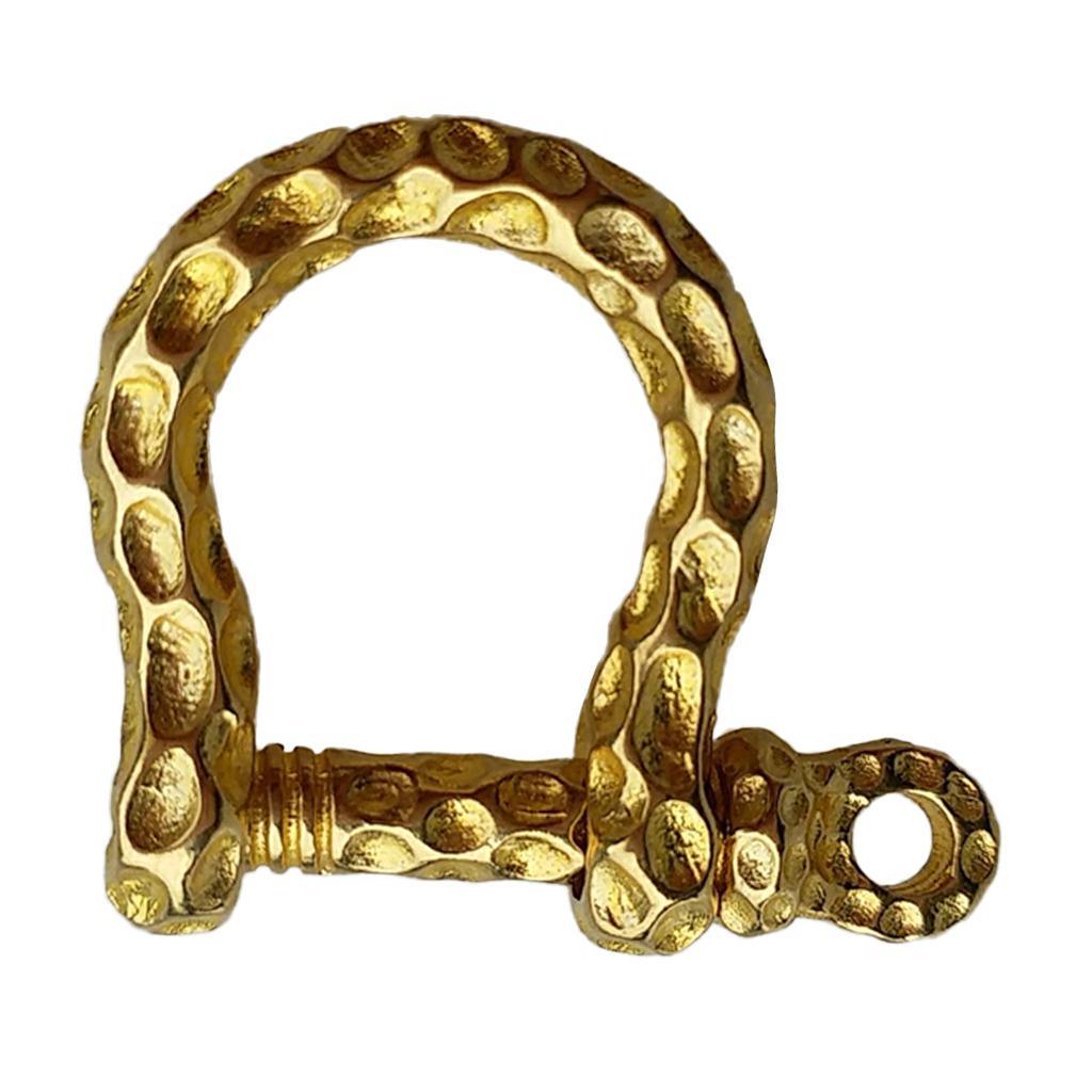 Maxbell Maxbell Brass Horseshoe Buckle Screw D Rings U Shape Shackle For Diving Canoeing