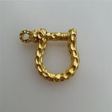 Maxbell Brass Horseshoe Buckle Screw D Rings U Shape Shackle For Diving Canoeing - Aladdin Shoppers