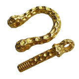 Maxbell Brass Horseshoe Buckle Screw D Rings U Shape Shackle For Diving Canoeing - Aladdin Shoppers