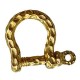 Maxbell Brass Horseshoe Buckle Screw D Rings U Shape Shackle For Diving Canoeing - Aladdin Shoppers