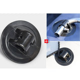 Maxbell PVC Round Single Hole Kayak Canoe Inflatable Rope Cord Buckle Holder Inflatable Sun Shade Mounting Base Clip - Aladdin Shoppers