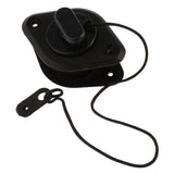 Maxbell PVC Black Scupper Plug Boat Accessories Drain Valve Cap For Kayak Inflatable Dinghy - Aladdin Shoppers